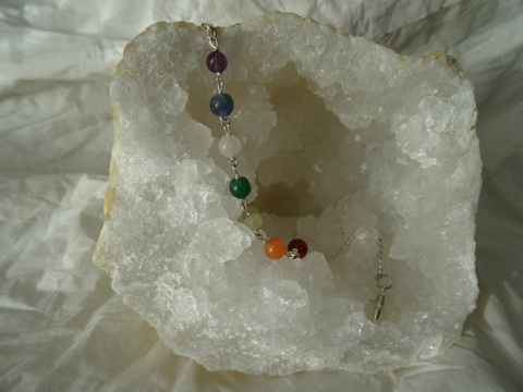 Chaînette 7 Chakras Pendule