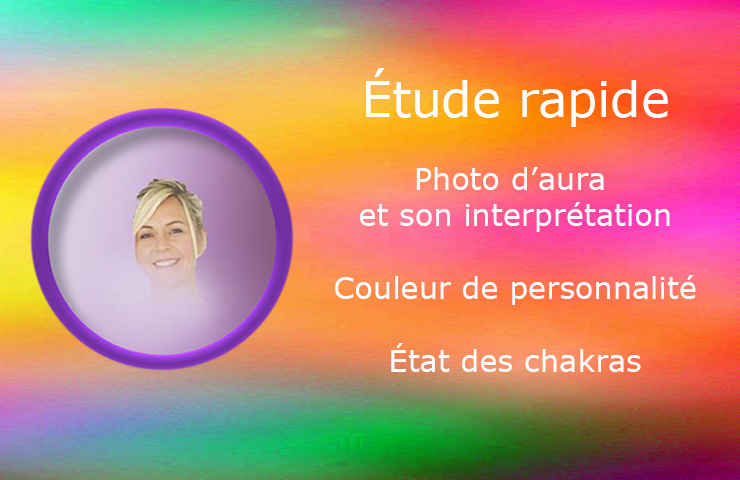 Photo D’aura “Étude Simple”